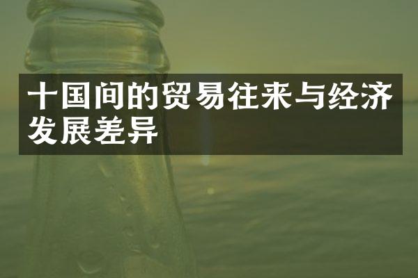 十国间的贸易往来与经济发展差异