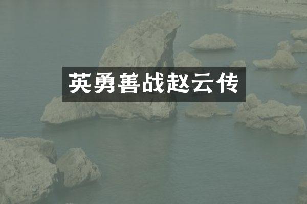 英勇善战赵云传
