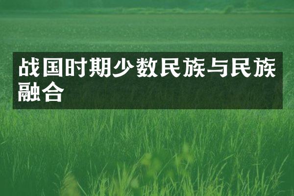 战国时期少数民族与民族融合