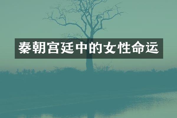 秦朝宫廷中的女性命运