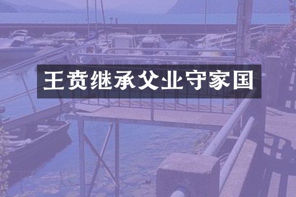 王贲继承父业守家国
