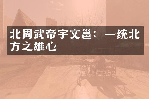 北周武帝宇文邕：一统北方之雄心