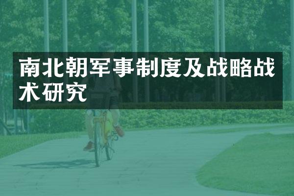 南北朝军事制度及战略战术研究