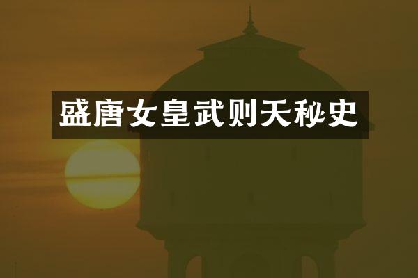 盛唐女皇武则天秘史
