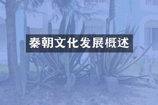 秦朝文化发展概述
