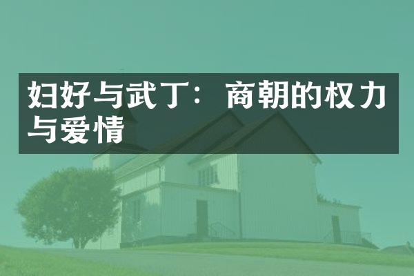 妇好与武丁：商朝的权力与爱情