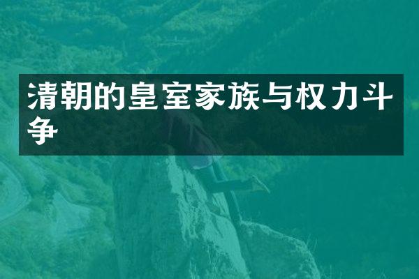 清朝的皇室家族与权力斗争