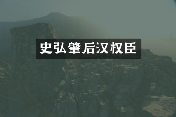 史弘肇后汉权臣