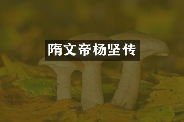 隋文帝杨坚传