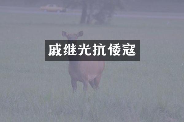 戚继光抗倭寇