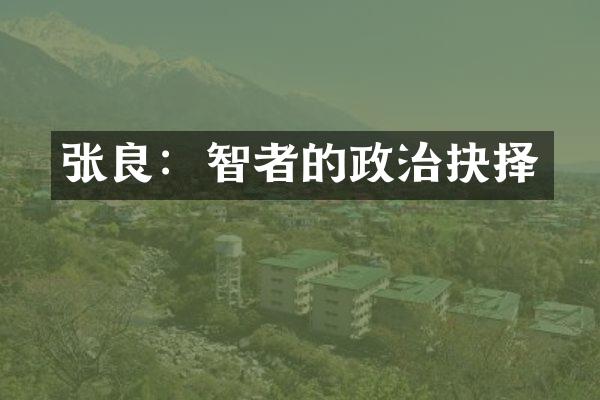 张良：智者的政治抉择