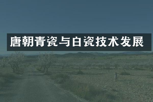 唐朝青瓷与白瓷技术发展
