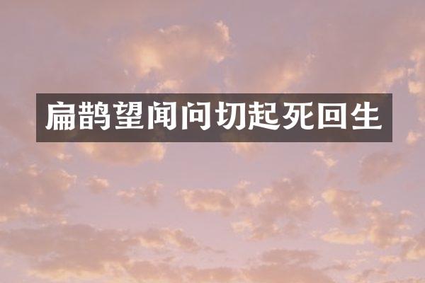 扁鹊望闻问切起死回生