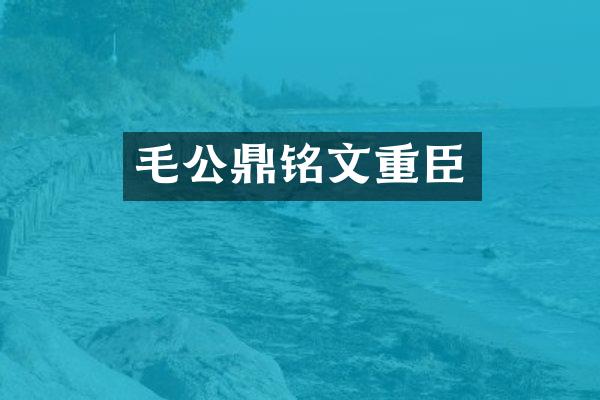 毛公鼎铭文重臣