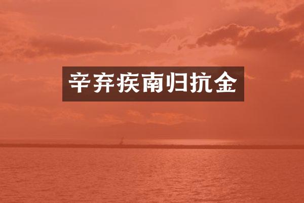 辛弃疾南归抗金
