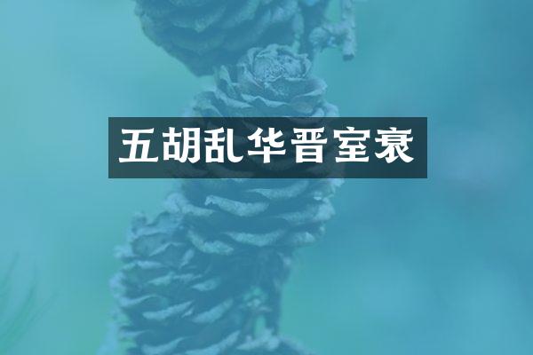 五胡乱华晋室衰