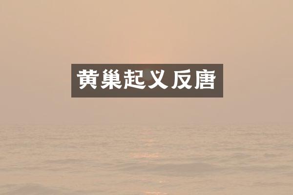 黄巢起义反唐