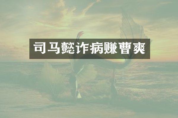 司马懿诈病赚曹爽