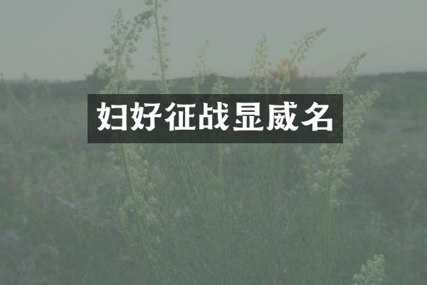 妇好征战显威名
