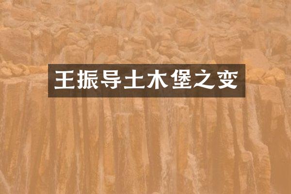 王振导土木堡之变