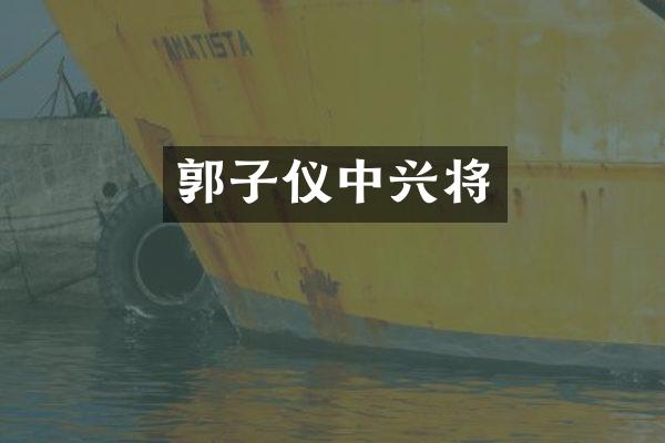 郭子仪中兴将