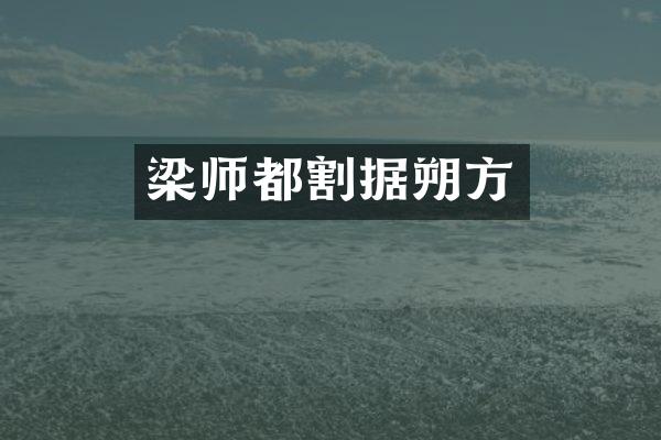 梁师都割据朔方