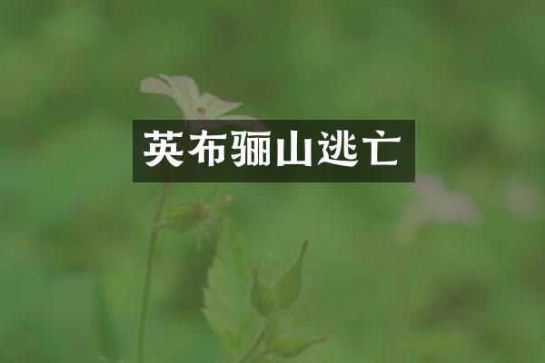 英布骊山逃亡