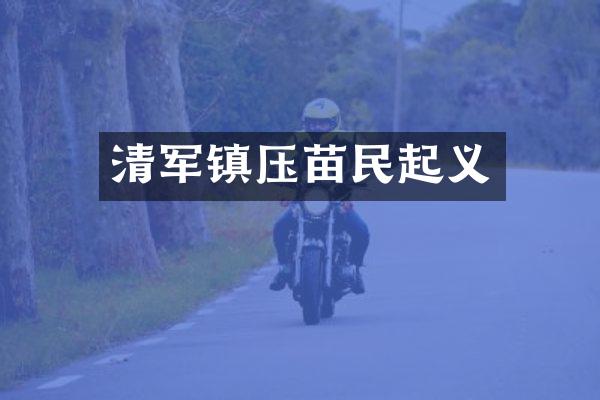 清军镇压苗民起义