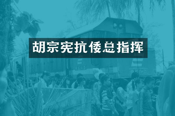 胡宗宪抗倭总指挥