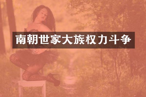 南朝世家大族权力斗争