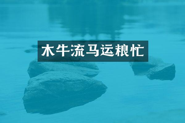 木牛流马运粮忙