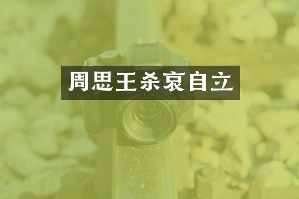 周思王杀哀自立