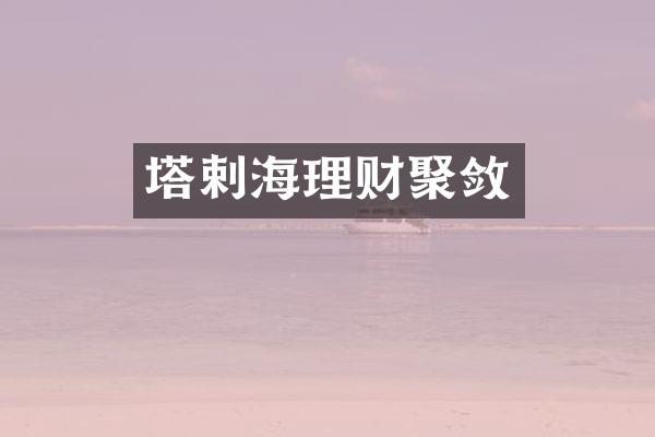塔剌海理财聚敛