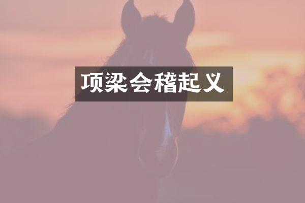 项梁会稽起义