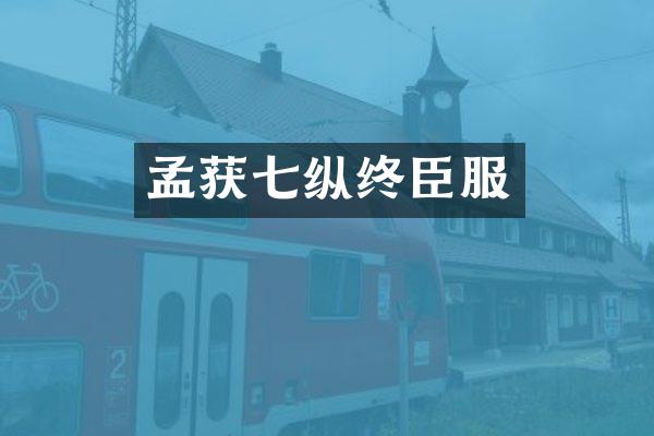 孟获七纵终臣服