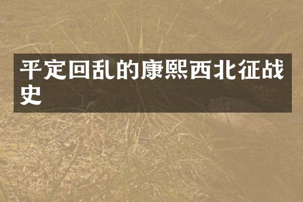 平定回乱的康熙西北征战史