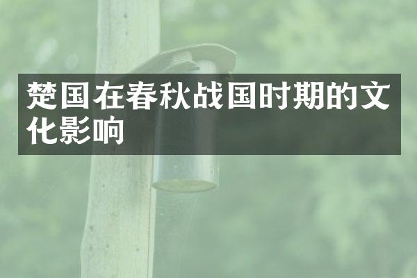 楚国在春秋战国时期的文化影响