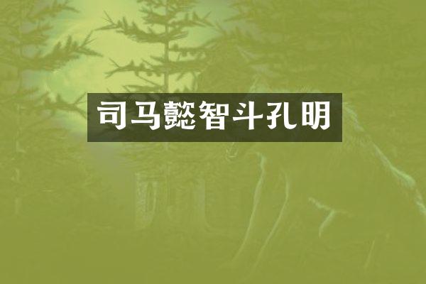 司马懿智斗孔明