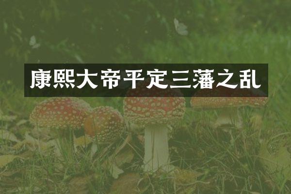 康熙大帝平定三藩之乱