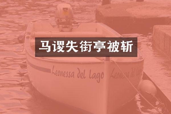 马谡失街亭被斩