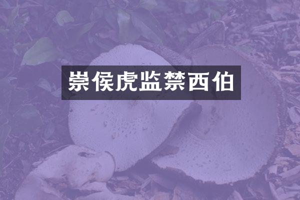 崇侯虎监禁西伯