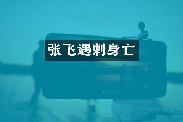 张飞遇刺身亡