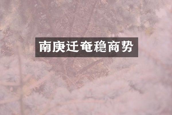 南庚迁奄稳商势