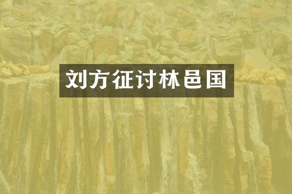 刘方征讨林邑国