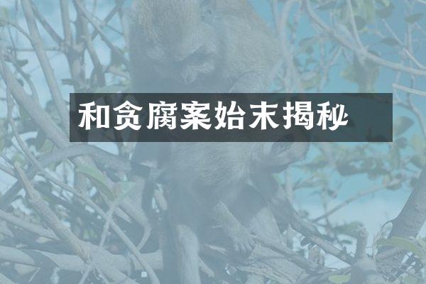 和珅贪腐案始末揭秘