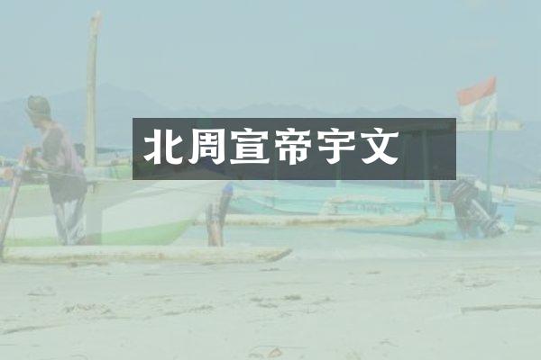 北周宣帝宇文赟