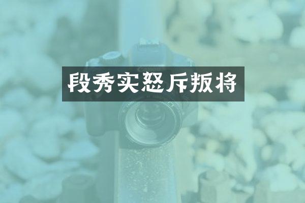 段秀实怒斥叛将