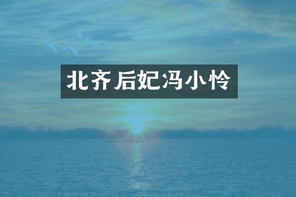 北齐后妃冯小怜