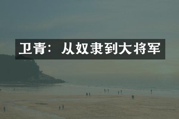 卫青：从奴隶到大将军