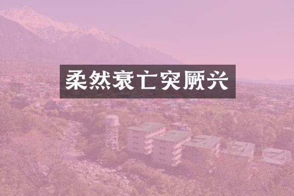 柔然衰亡突厥兴